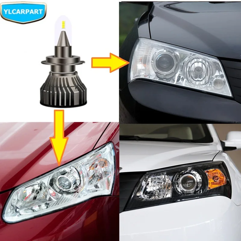 Передние фары светодиодный лампы для Geely Emgrand 7 EC7 EC715 EC718 Emgrand7 E7 RV RV|Передние LED-фары