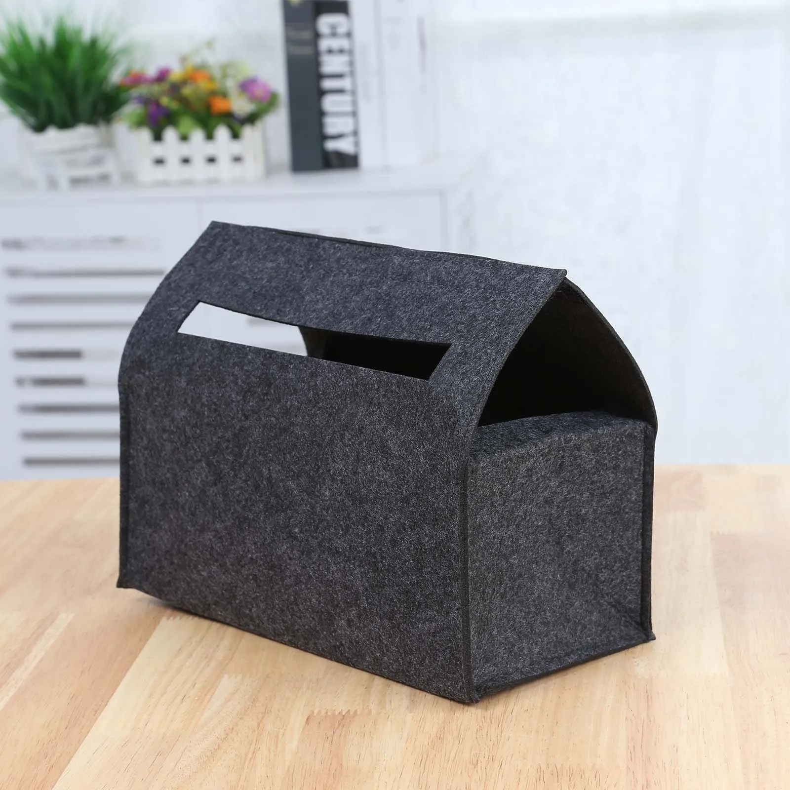 Коробка для салфеток простые лотки чехол из искусственной шерсти и войлока