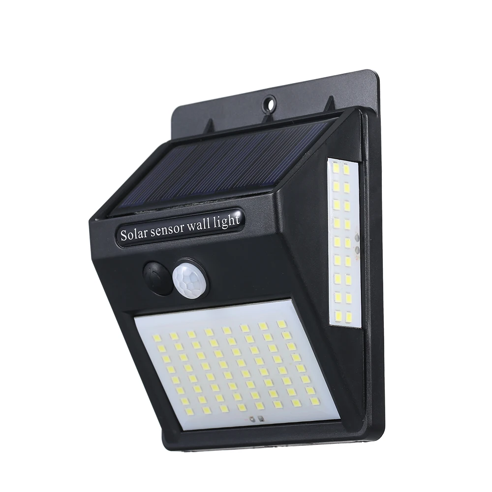 PIR датчик движения 100LED Солнечный светильник с контролем солнечной энергии уличный светильник для двора домашний сад солнечная энергия настенный светильник