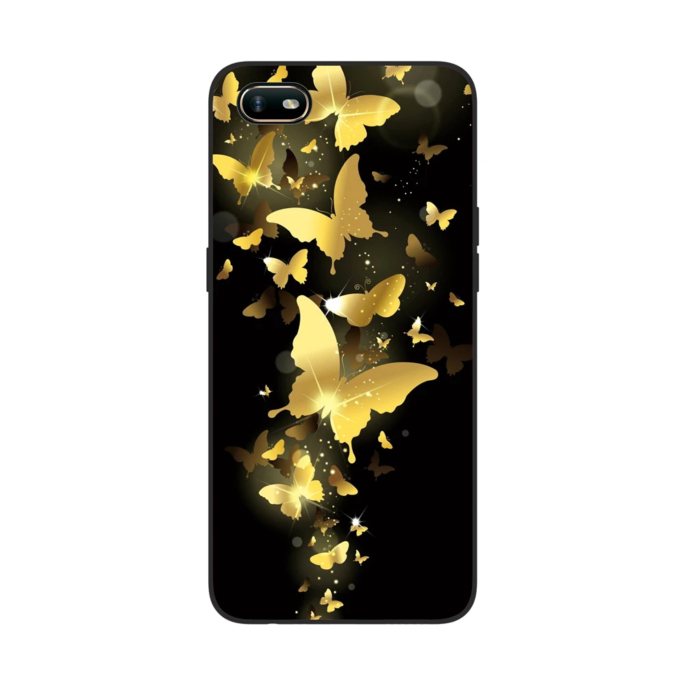 22 GUCOON силиконовый чехол для OPPO A1K 6,1 дюймов Чехол Мягкий ТПУ защитный чехол для телефона с рисунком волка розы цветы чехол-бампер - Цвет: 22