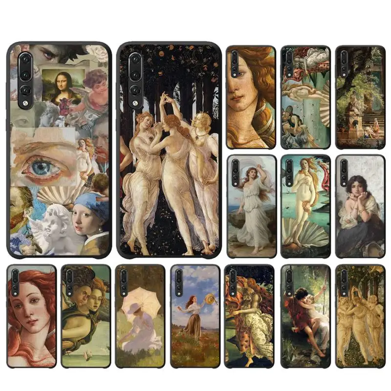 

Yinuoda Art Painting The Birth Of Venus Phone Case for Huawei P30 40 20 10 8 9 lite pro plus Psmart2019