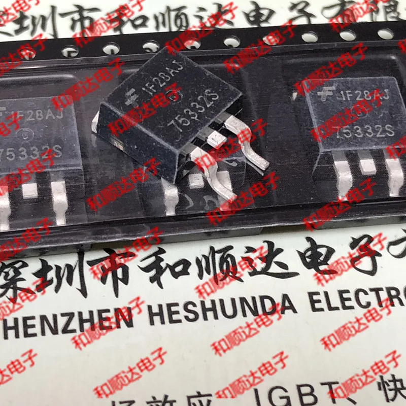 

10 шт./лот HUF75332S 75332S новый запас TO-263 55 в 60 А