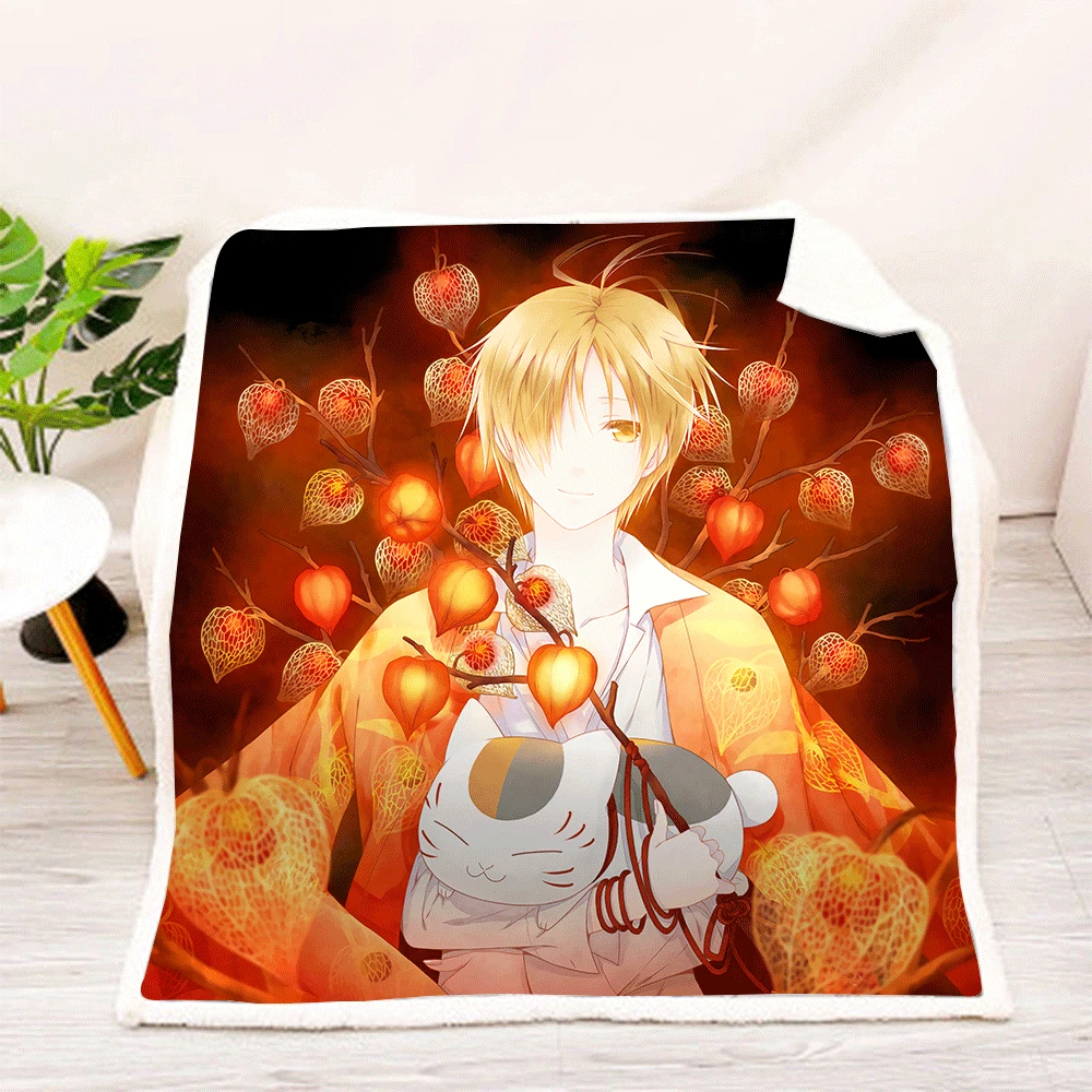 

Natsume's Book of Friends Blanket 3D full printed Wearable Blanket Adults/kids Fleece Blanket drop shippng style -2