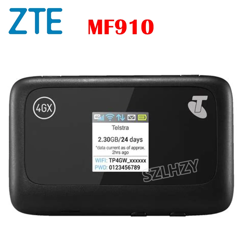Б/у 4G Роутер zte разблокированный MF910 MF90 Мобильная точка доступа Карманный Wifi+ 2 шт антенна слот для sim-карты 2300 мАч батарея PK huawei E5573