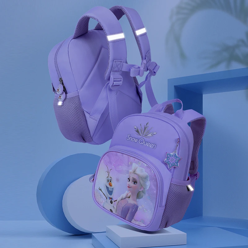 2021 Disney Frozen Kindergarten Bags For Girls Primary School Student Shoulder Orthopedic Backpack Elsa Anna Kids Gifts Mochilas