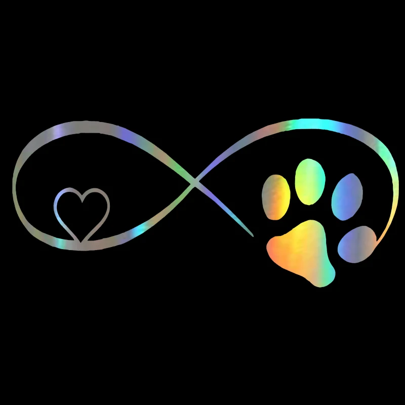 

Three Ratels FD502 Car Sticker Vinyl Dog Cat Paw Love Car Window Stickers And Decals Funny 3D Stickers On Car Styling