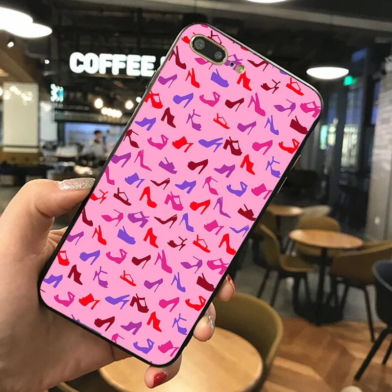 Чехол для Samsung S9 S8 S10 S8Plus S9Plus черный чехол Galaxy Plus Чехлы милые пары любовь сердце