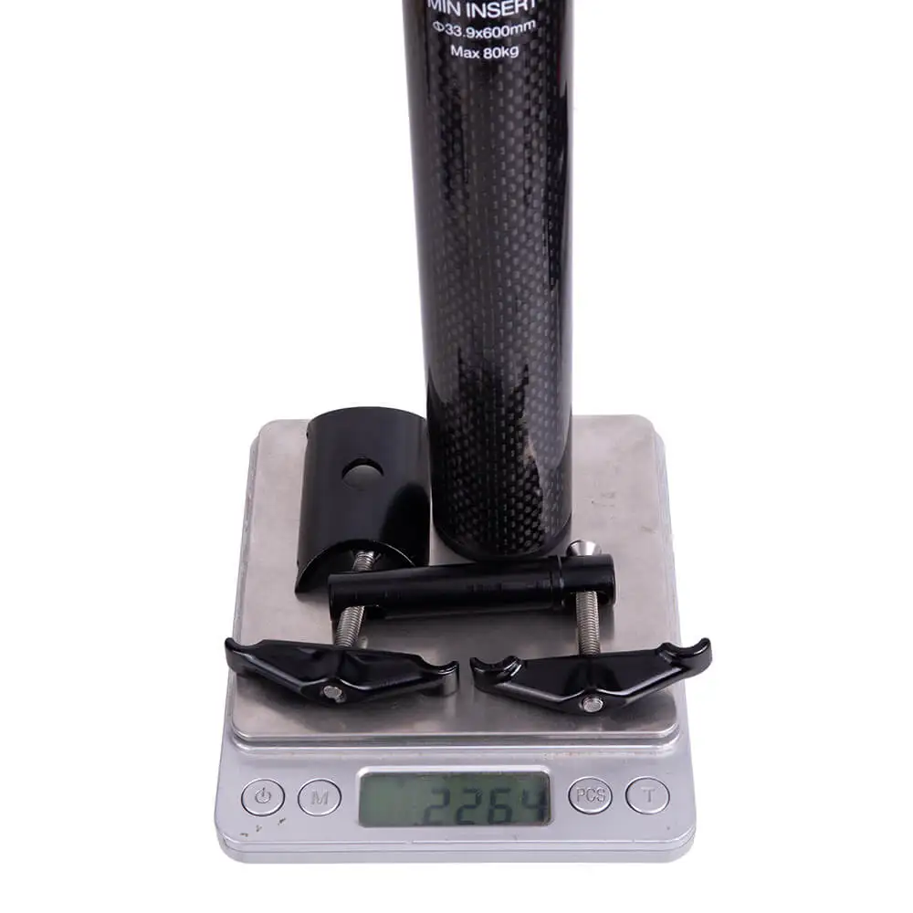 

ZTTO Ultralight Bicycle Seatpost 33.9 600mm Folding Bike Seat Post Carbon Fiber 33.9mm Tube bike parts Carbon fiber & Al alloy