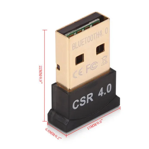 

Csr V4.0 Dongle Dual Mode Wireless High Quality Multifunctional Usb Bluetooth Adapter For Pc Computer 20m 3mbps For Windows 8 7