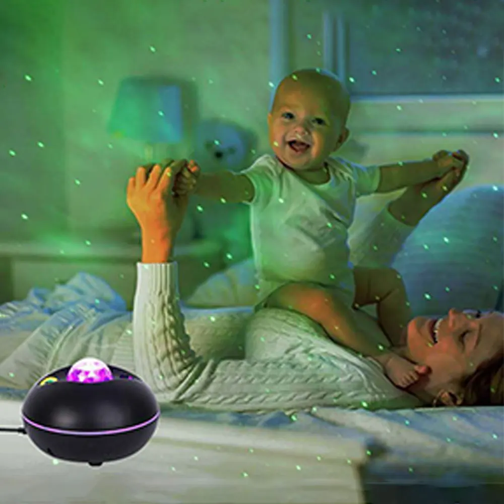

New LED Music Projection Starry Sky Light Water Pattern Starry Sky Light Starry Sky Projection Light Atmosphere Night Light