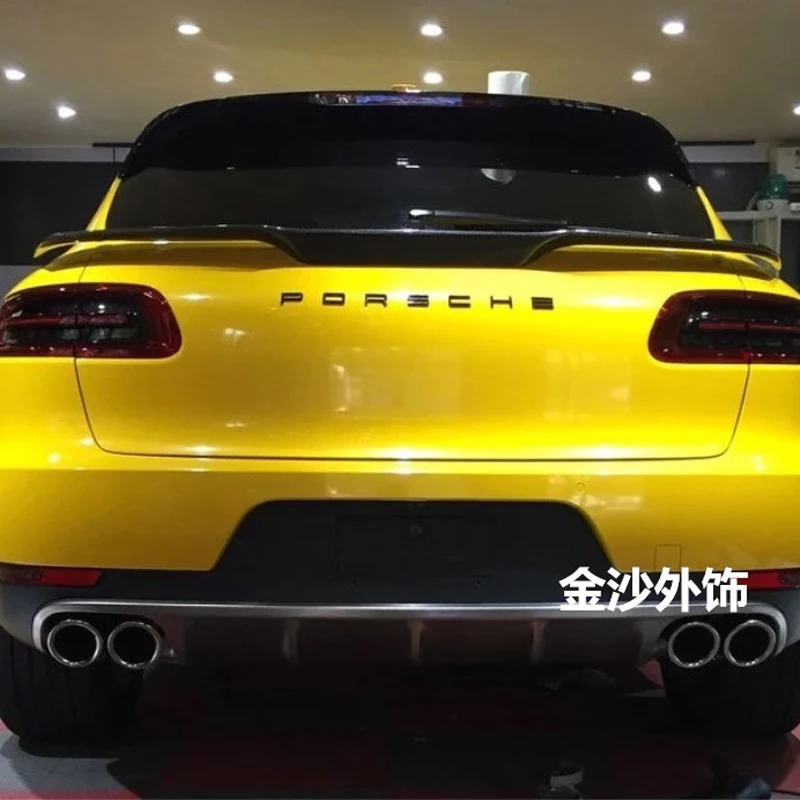 Задний спойлер из углеродного волокна для автомобиля Porsche Macan 2014 2019|Спойлеры и