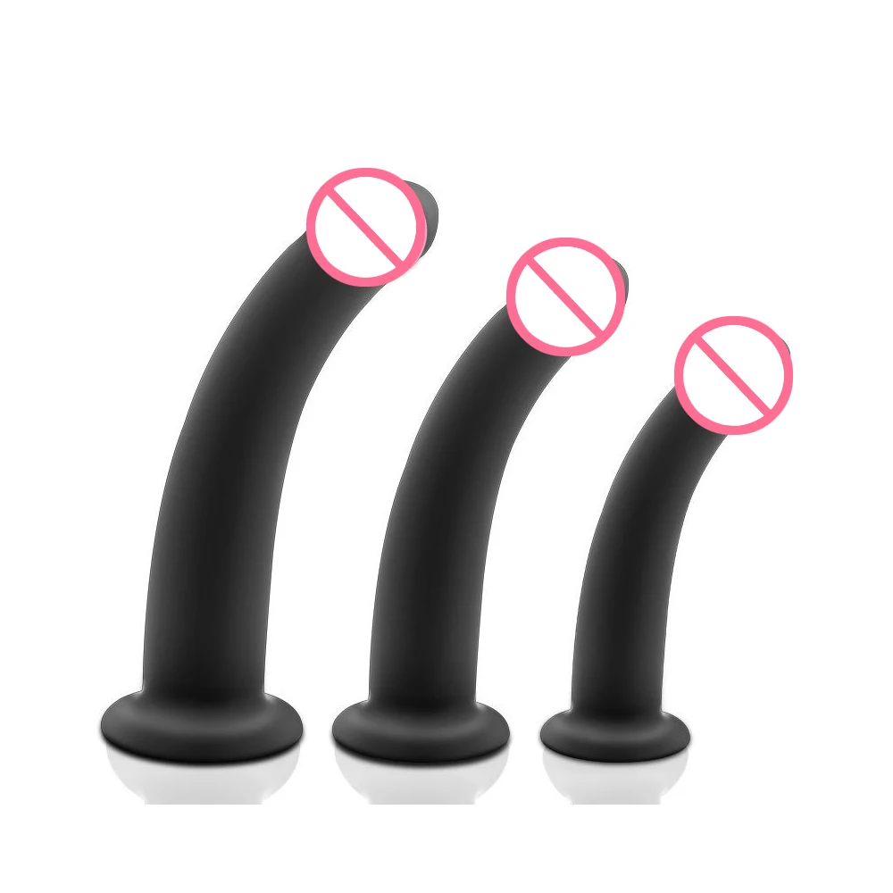 Анальные игрушки для женщин и мужчин Гладкий массажер простаты силиконовый