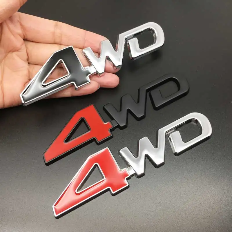 1 шт. 3D металлический логотип 4WD автомобильный боковой брызговик задний багажник