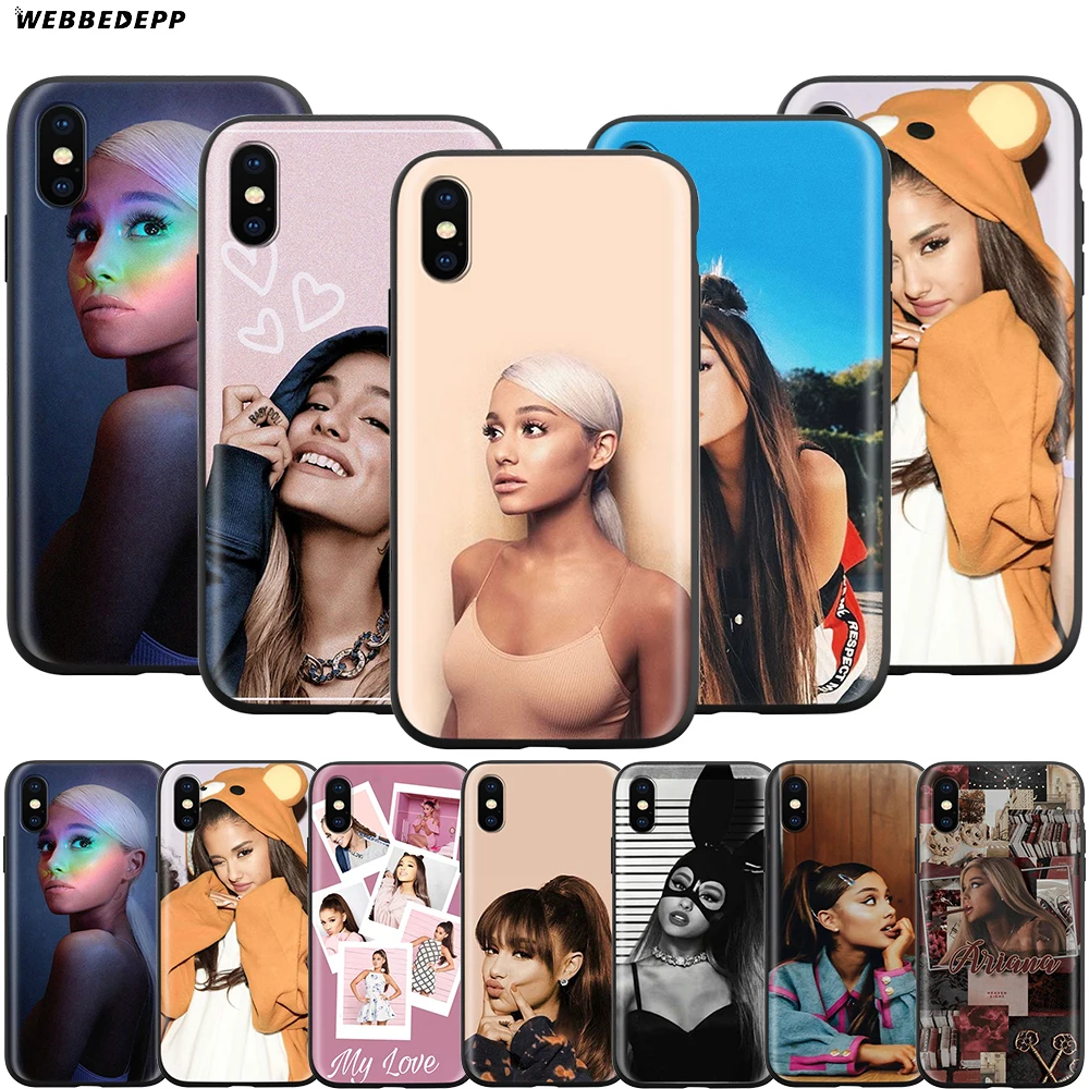 Webbedepp Ariana Grande Прекрасный чехол для Apple iPhone 11 Pro XS Max XR X 8 7 6 6S Plus 5 5S SE
