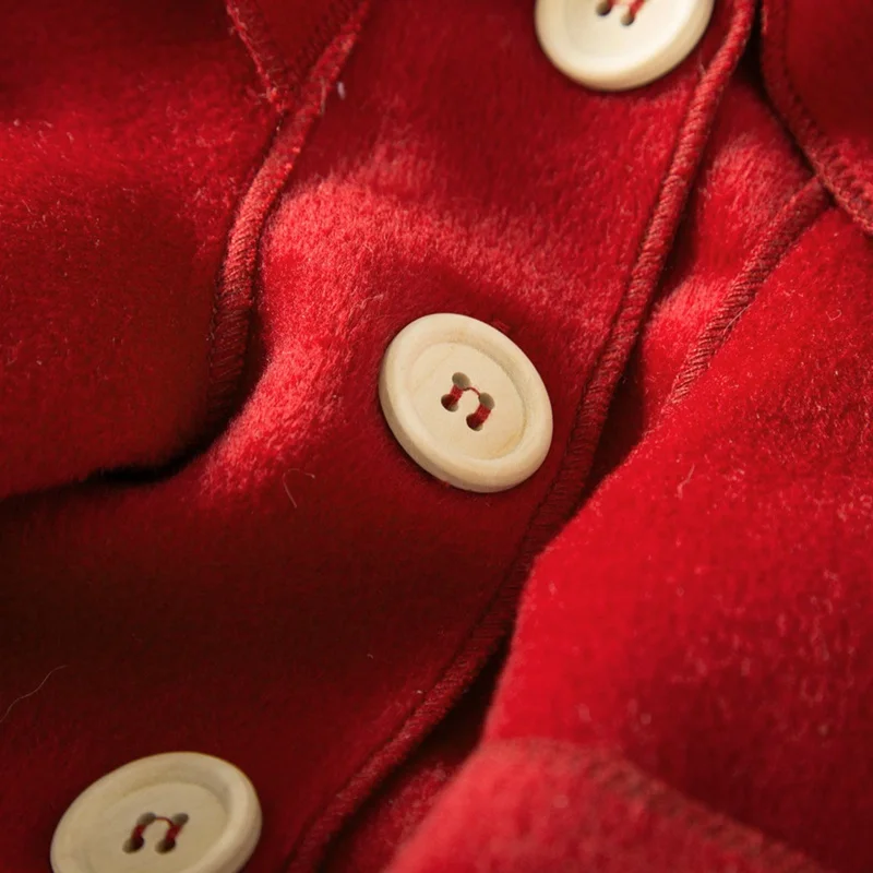 Теплый плащ для собак с пуговицами зимняя одежда маленьких средних домашних