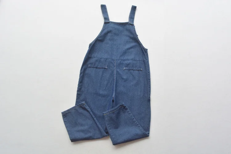 Love Bear Embroidery Big Pockets Women's Jeans Jumpsuits Rompers Casual Pants Trousers Playsuits 2 Colors |