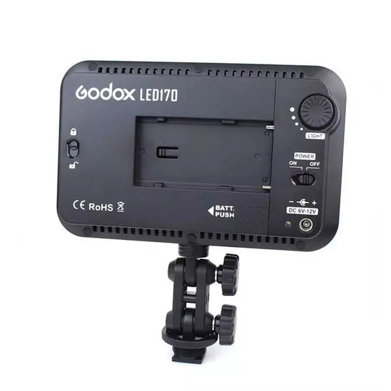 Видеолампа Godox LED 170 для Nikon Canon Pentax студийная видеосъемка|light lamp led|light socket lamplampe de table