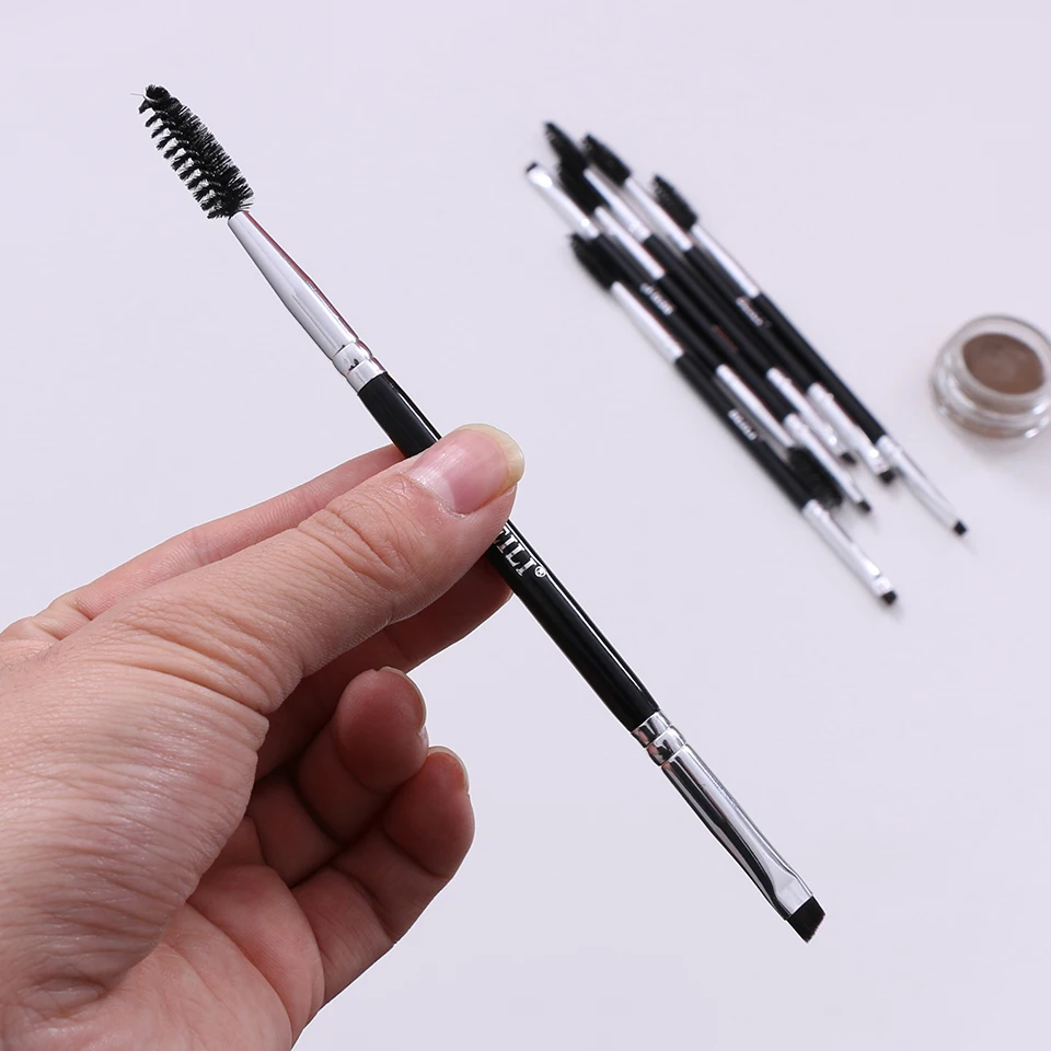 BEILI черная/красная Профессиональная Кисть для макияжа бровей инструменты