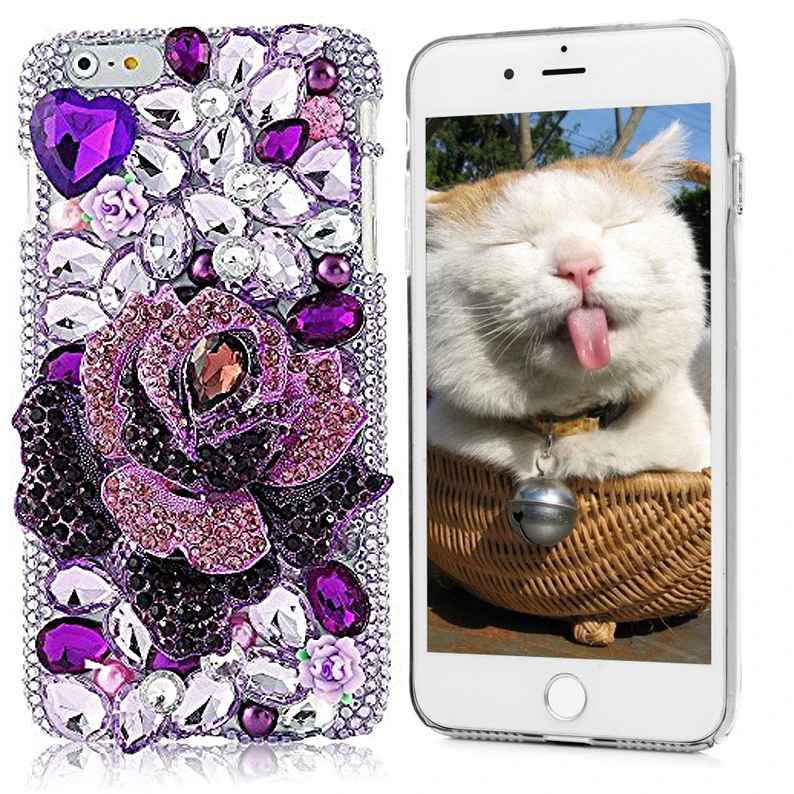 

Flowers Crystal Glass Case For Huawei P20 Lite Case P30 P40 Pro Clear Diamond Phone Cover For Huawei Mate 20 Pro Cases