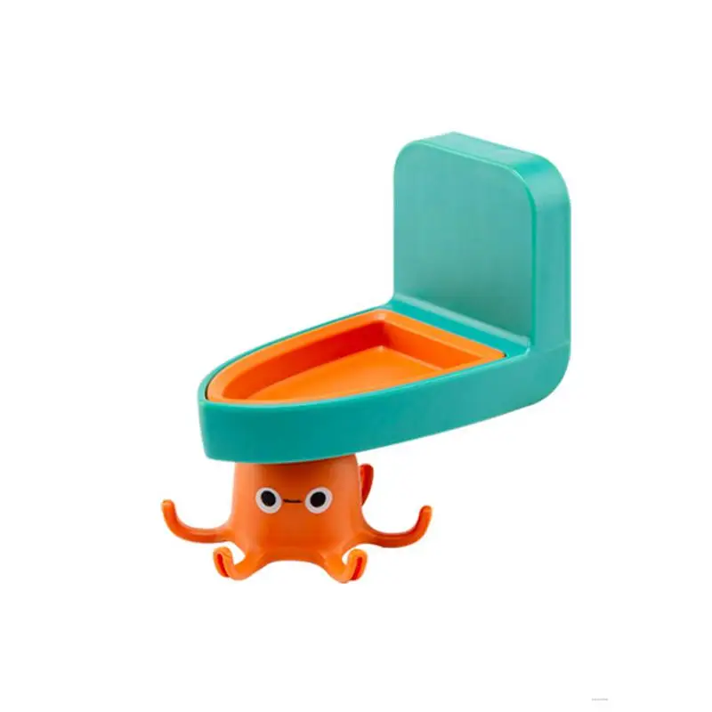 

Small Octopus 360° Rotatable Hook Kitchen Tool Storage Hook Free Punch Bathroom 6-Hook Adhesive Hook