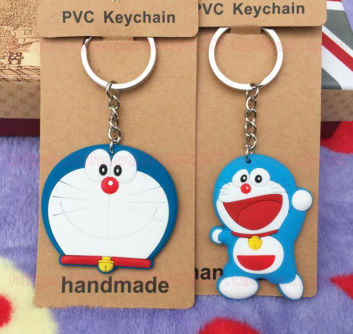COSANER Happy Doraemon аниме брелок для ключей ПВХ фигурка милая игрушка подарки на день