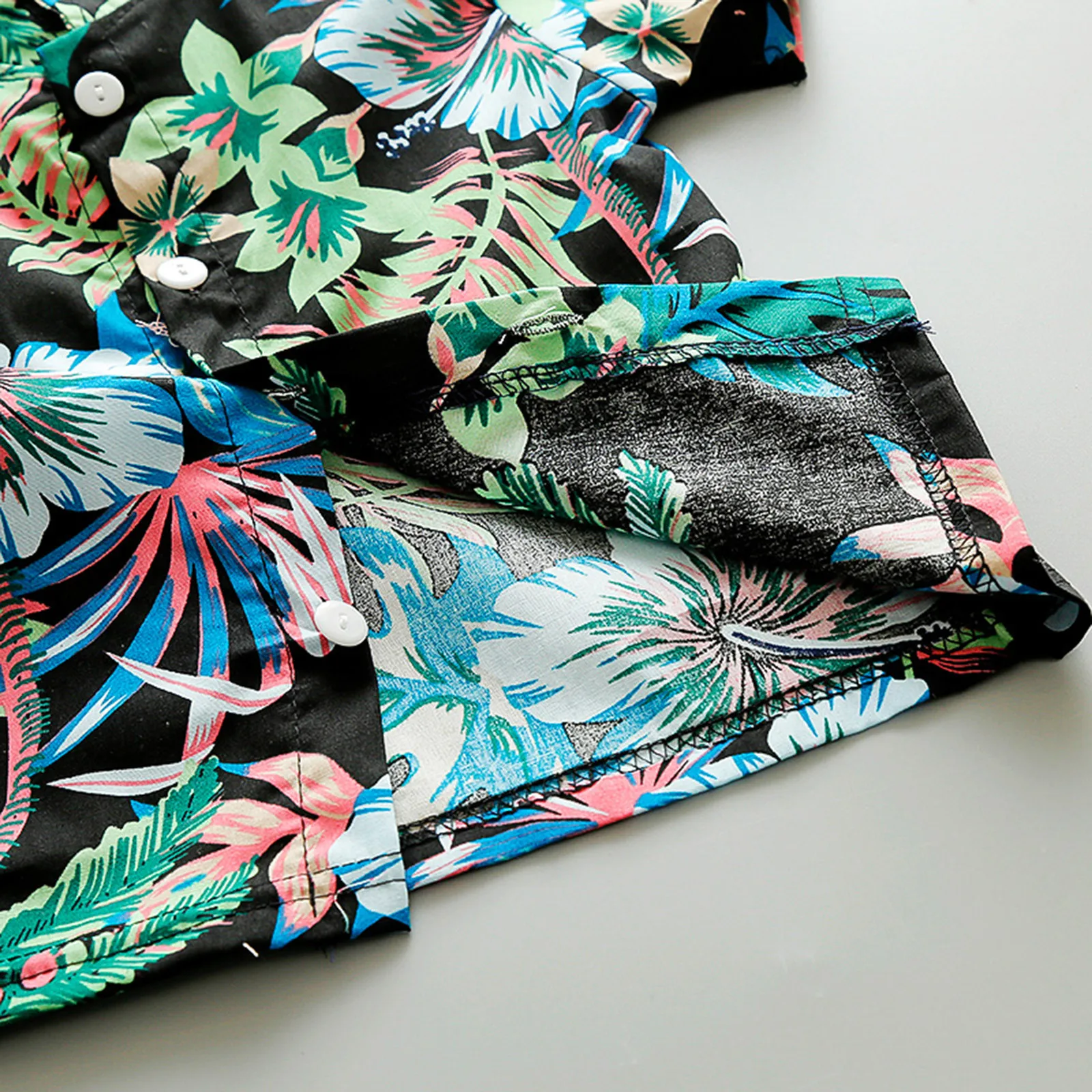 

Baby Boys Flowers Printed Tops+Shorts Pants Outfits Set Beachwear Summer Toddler Boys Casual Outfit Hawaiian Style Beachwear