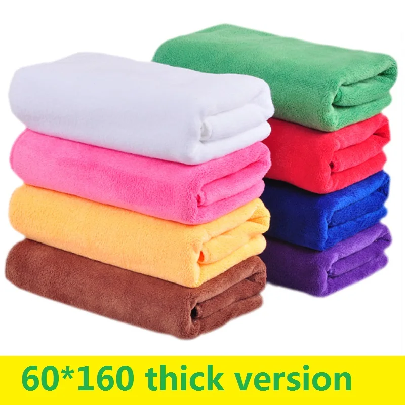 

60*160 автомобильное полотенце из микрофибры Автомойка Ткань Авто очистной люк для окна уход толстый с высоким уровнем водопоглощения аксессуары для чистки автомобиля