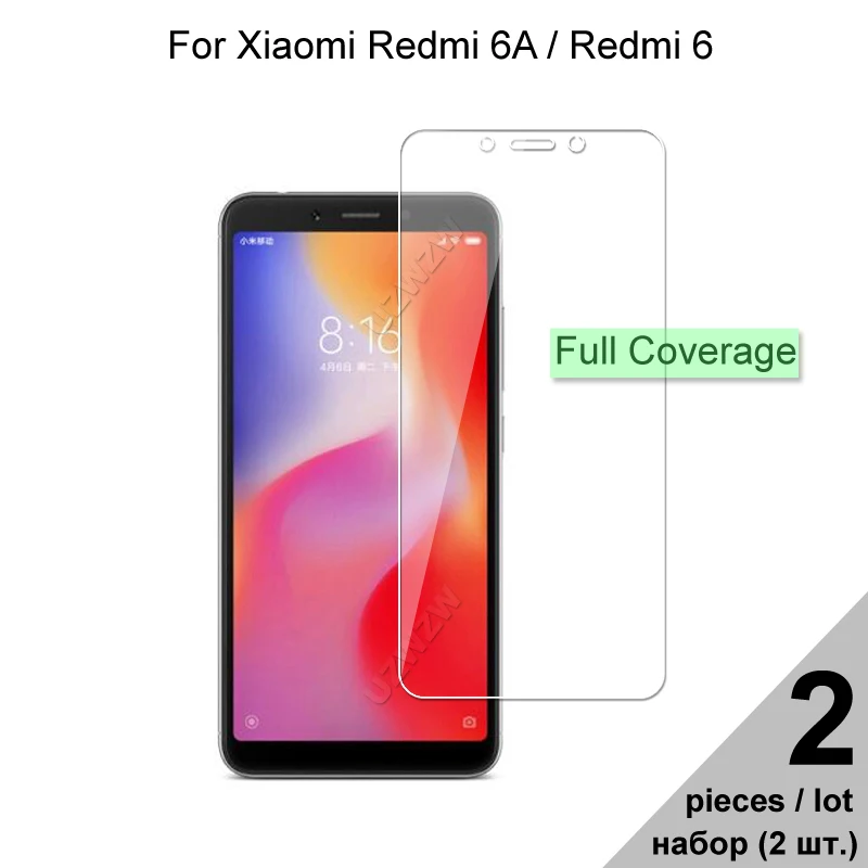 

Tempered Glass For Xiaomi Redmi 6 / Redmi 6A Explosion-proof Full Cover Screen Protector Protective Glass For Xiaomi Redmi 6 6A