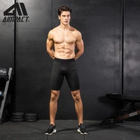 aimpact summer compression jogging shorts men solid elastic running leggings crossfit quick dry gym fitness tights shorts