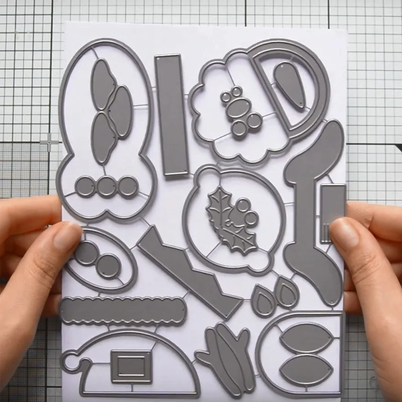 Санта Клаус металлические режущие штампы для скрапбукинга и открыток ремесло 2019