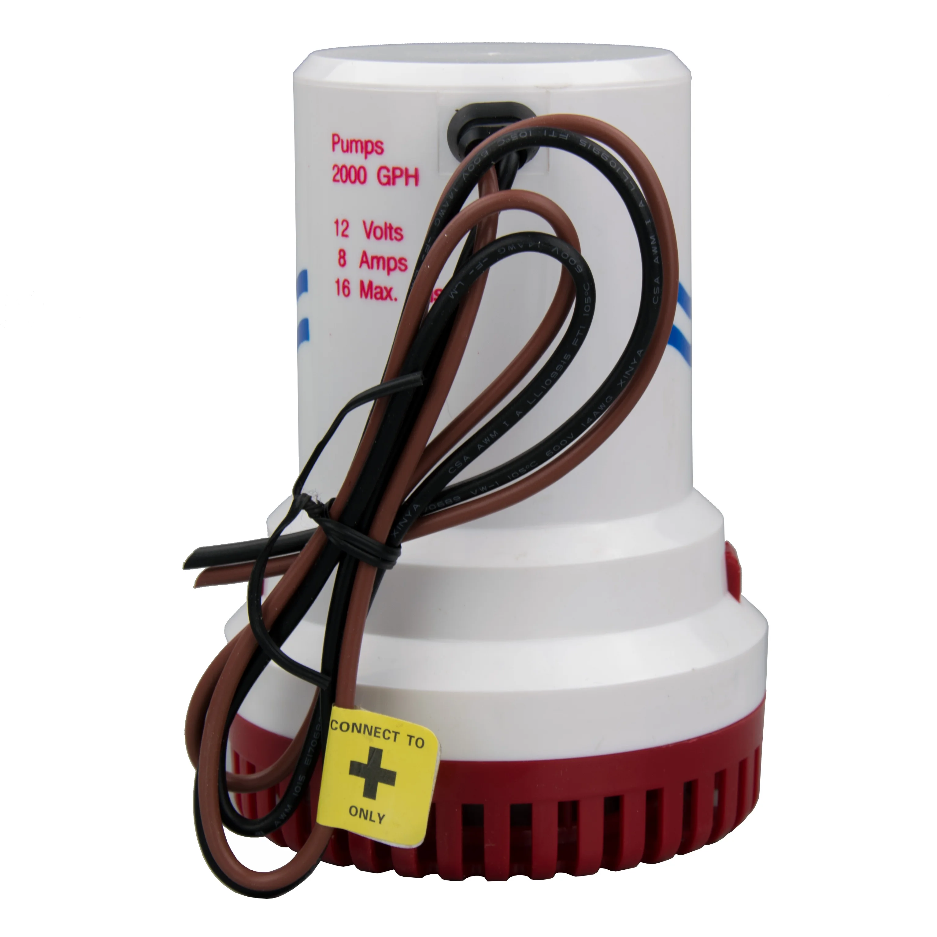 12 В 2000 галлонов в час откачивающий насос морской погружной водяной с