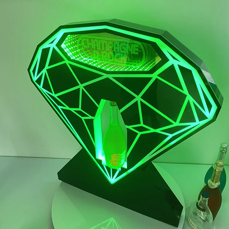 Алмазный светодиодный светильник акриловая подставка для вина стойка