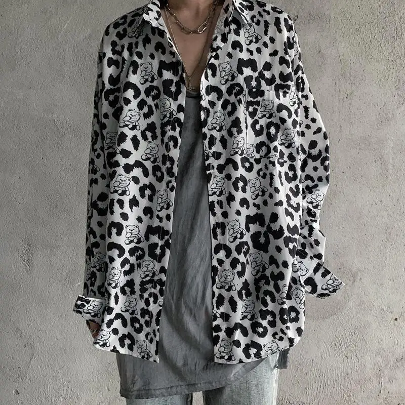 

Fashion Graphics Casual Harajuku Men's Shirt For Men Clothes Man Blouses Womens Beach jacket Shirt Oversize Unisex