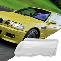 headlight lens shell sturdy long service life plastic headlamp cover lampshade modification 63126904298 63128377278 for bmw e46