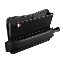 Multifunctional Leather Car Seat Slot Storage Box Gap Plug Filler Crevice Phone Holder Organizer Interior Decoration Accessories