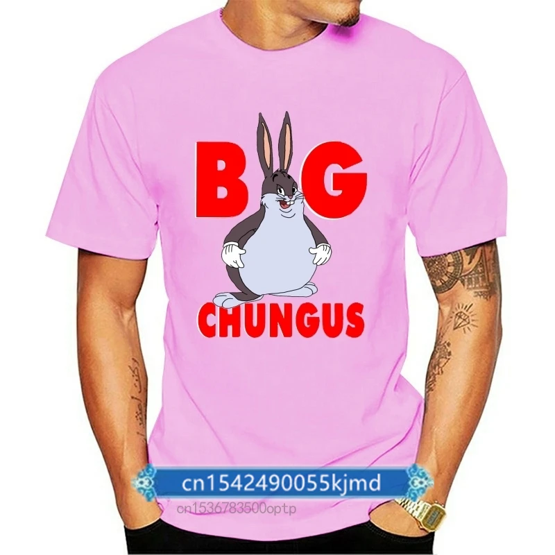 

Big Chungus Meme Black T-Shirt Men Women Funny Big Chungus Meme T Shirt 5XL