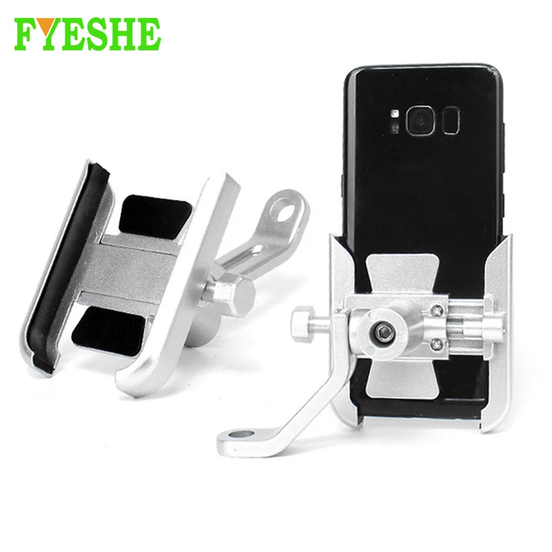 

Universal Bike Phone Support 360° Rotation Aluminum Alloy Bicycle Mobile Phone Stand Holder for 4.0-6.5'' Mobile Phone Mount
