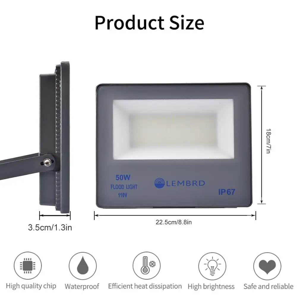 

Spot Flood Light High Brightness Energy Saving for Gardens Courtyards Warehouses New Best Price