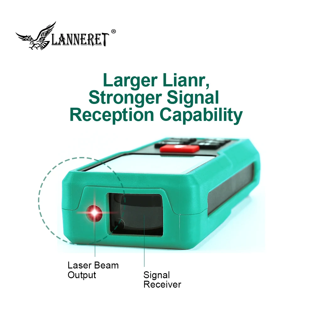 LANNERET лазерный дальномер ручной 40 м 60 100 больше Lianr Diastimeter измерительный