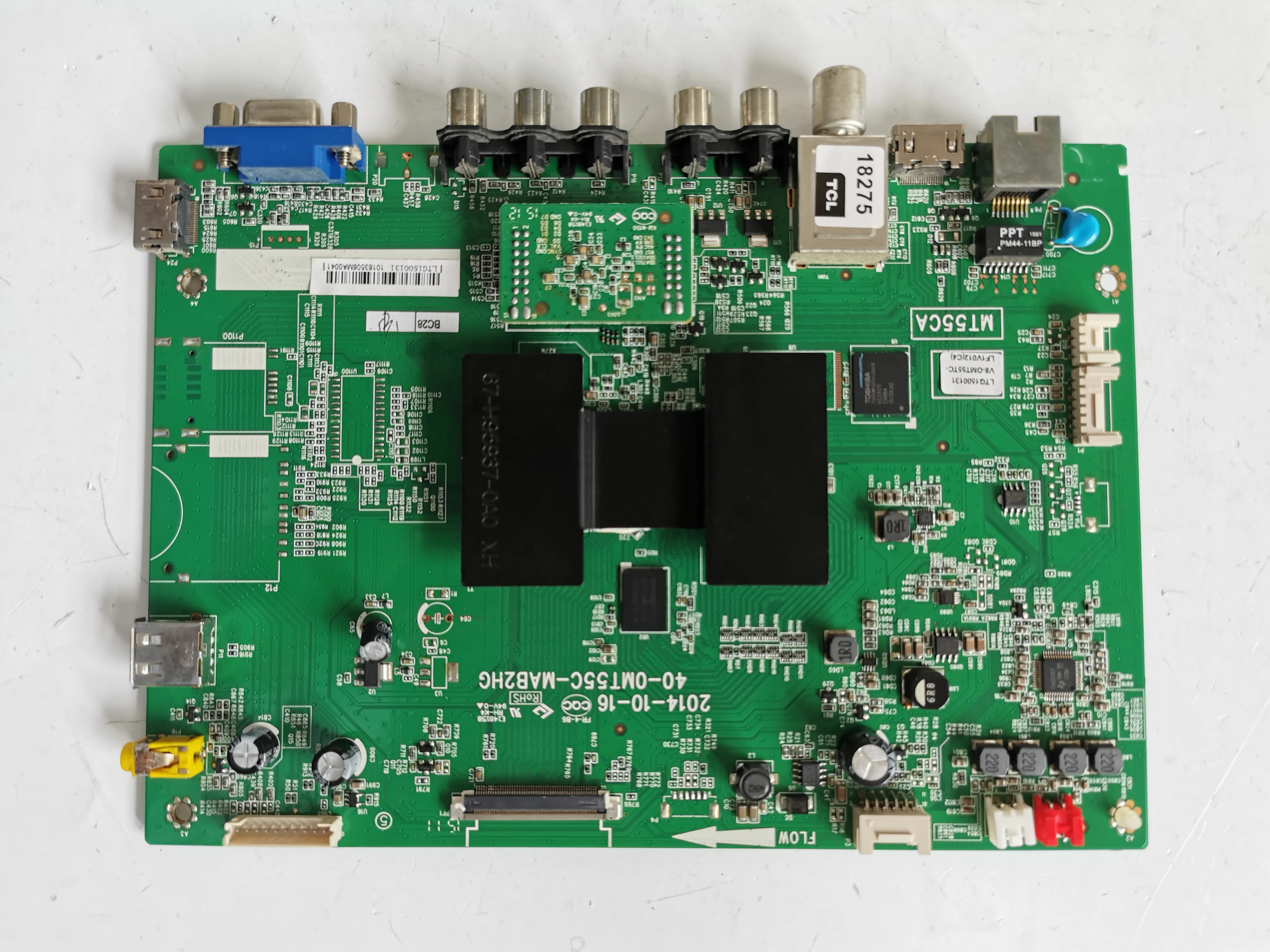 

Original logic circuit board b55a380 main board 40-0mt55c-mab2hg with lvf550cs0t power circuit board