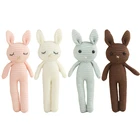 8 дюймов, мягкие животные, миниатюрный кролик, Мягкая вязаная игрушка, украшение для комнаты, эмоции, успокаивающие Детские офисные аксессуары H3CD