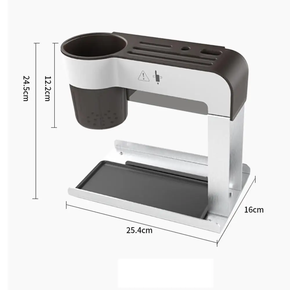 

Tools Cutting Board Holder Stainless Steel Drying Rack Kitchen 3 Divisions Compartment Storage Organizer Counter Display Stand