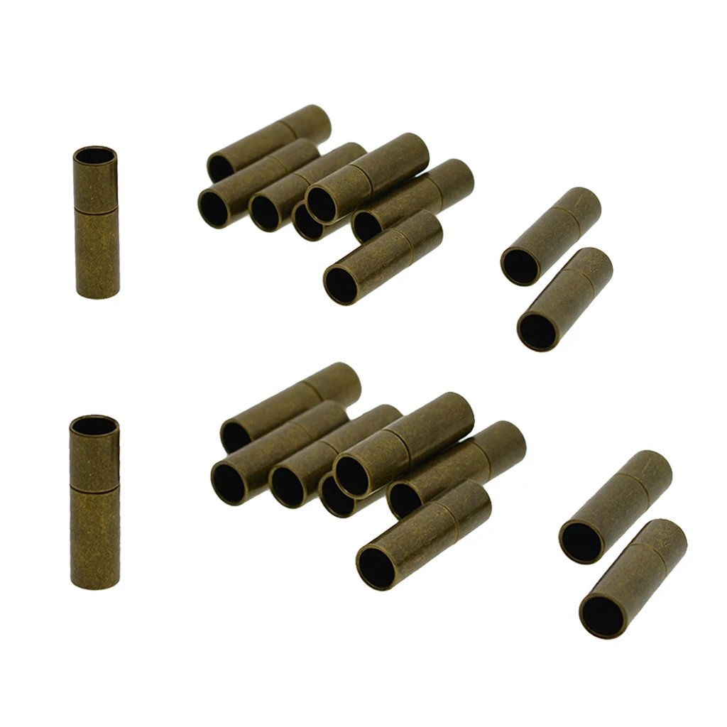 

10x Bayonet Clasps Choker Leather Cord End Caps for Jewelry Making Findings