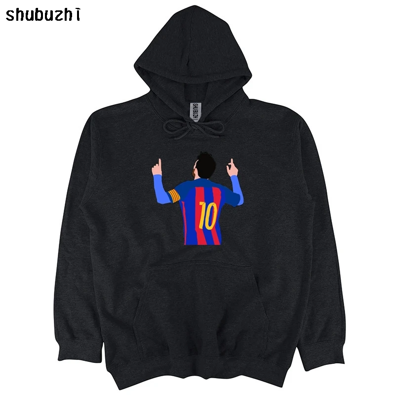 Толстовки с капюшоном Lionel Messi, camiseta, Барселона, camisa, толстовка с капюшоном, мужская толстовка с капюшоном, хлопковый пуловер, куртка, Аргентинская футболка, Свитшот sbz4416 - Color: black