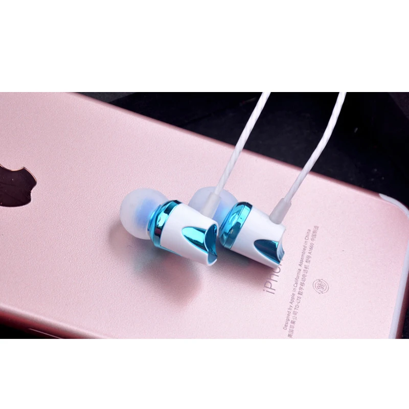 Стереонаушники-вкладыши USB Type-C проводные металлические наушники с микрофоном