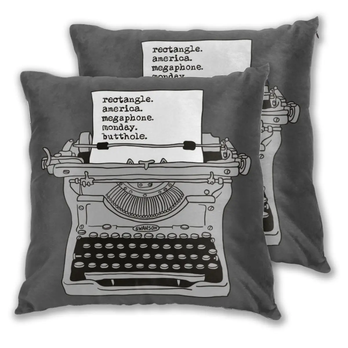 Throw Pillows Case Ron Swanson Typewriter sofa decorative pillow cushions cover | Дом и сад