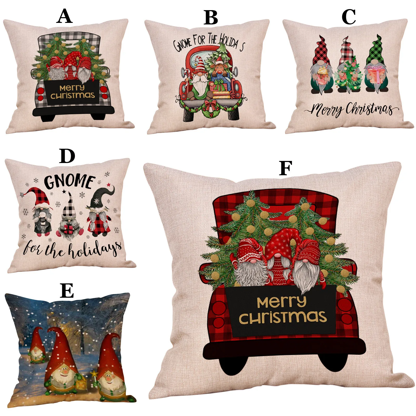 1 шт. Фирменная Новинка рождественские украшения Безликий куклы наволочки Санта