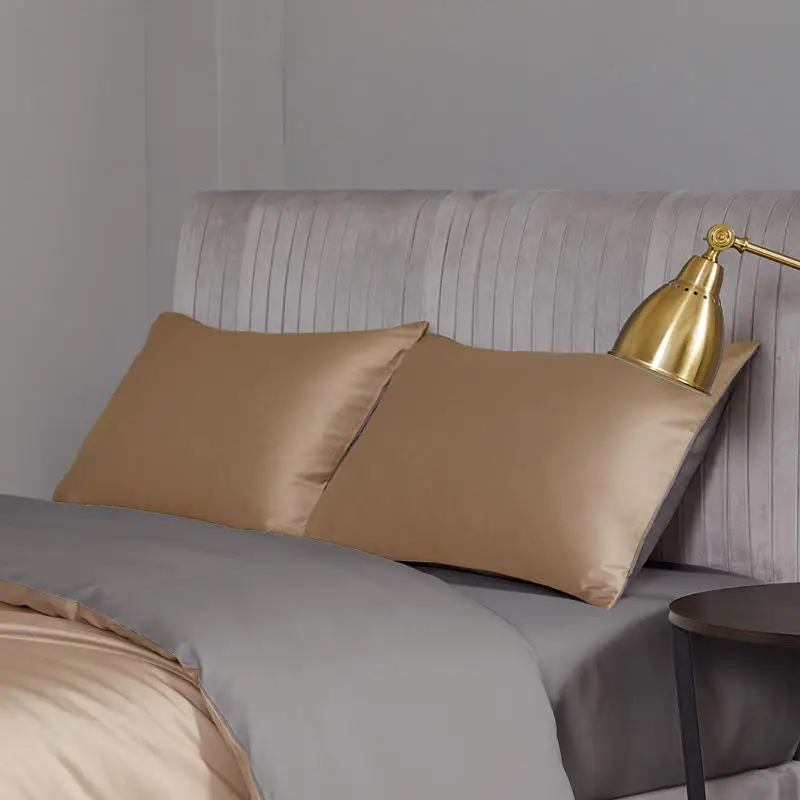 

Queen Size Bedding Set Egyptian Cotton Luxury Double Bed Cover Set For Single Bed Solid Color Dekbedovertrek 240x220