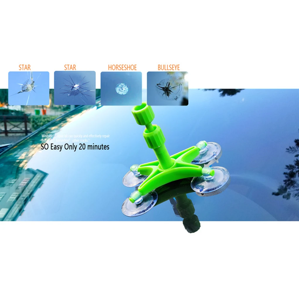 Набор для ремонта ветрового стекла инструмент удаления царапин и трещин на