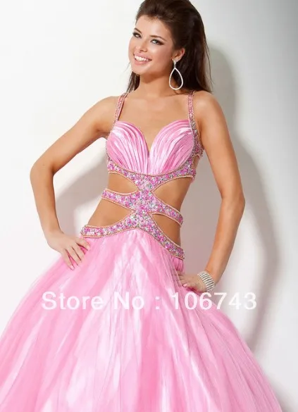 Женское вечернее платье бальное с кристаллами и бисером для торжественных